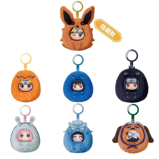Bring your favorite anime to life with the EAKI Naruto Shippuden Cute Plush Keychain Blind Box, featuring adorable mini plush versions of iconic characters in fun animal-inspired designs. Each blind box includes one surprise keychain, crafted with soft, high-quality materials and detailed stitching. Perfect for bags, keys, or display, these collectible Naruto plush keychains are ideal for anime fans, blind box collectors, and gift shoppers. Collect all styles and add a cute, portable touch of Naruto
