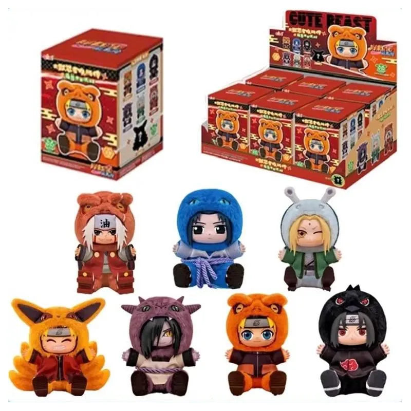 Discover the TOPTOY EAKI Naruto Cute Beast Party Series 2 Plush Keychain Blind Box, featuring fan-favorite Naruto characters in adorable animal-themed outfits. Each blind box includes one surprise collectible with soft plush material and detailed design. Perfect for anime fans, collectors, and gift giving, these cute keychains are ideal for bags, keys, or display. Enjoy the excitement of blind box collecting and complete the full Naruto Beast Party Series.
